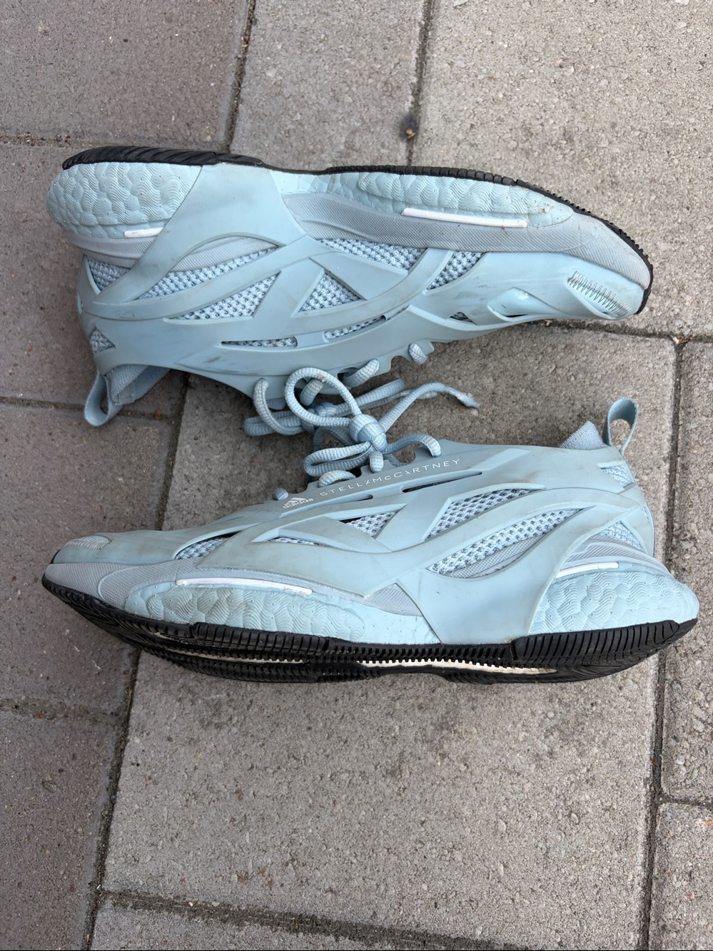 Adidas by Stella McCartney Women's blue gray Solarglide Sneaker Shoes 7 - Picture 4 of 10
